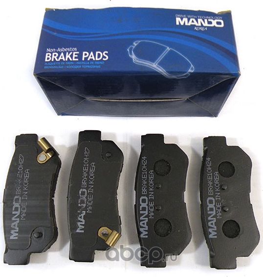 КОМПЛЕКТ КОЛОДОК ТОРМОЗНЫХ ДИСКОВЫХ HYUNDAI MPH18 (Mando). Артикул mph18