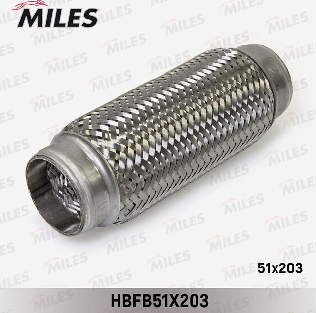 Гофра глушителя Miles. Артикул HBFB51X203