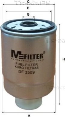 Топливный фильтр MFilter для Mega Club 1994-1999. Артикул DF 3509