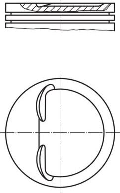 Поршень Mahle. Артикул 448 18 00