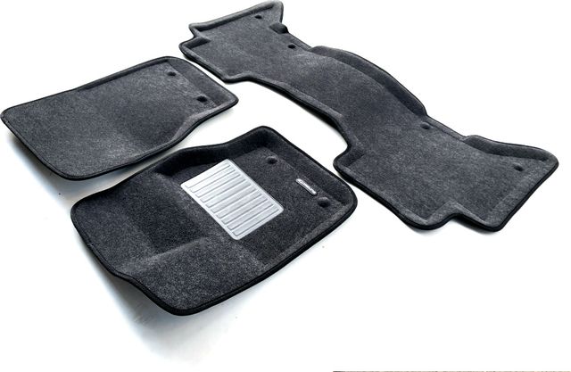 Коврики текстильные Euromat 3D Business для салона Land Rover Range Rover Vogue L405 2014-2021 Темно-серые. Артикул EMC3D-003106G