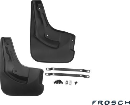 Брызговики Frosch (в пакете) задняя пара для Ford Focus III седан 2015-2024. Артикул NLF.16.73.E11