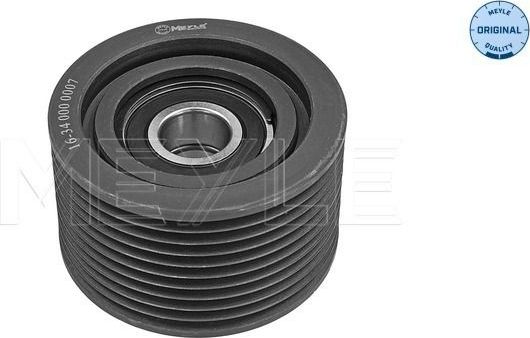 Направляющий (ведущий) ролик приводного поликлинового ремня Meyle Original. Артикул 16-34 000 0007