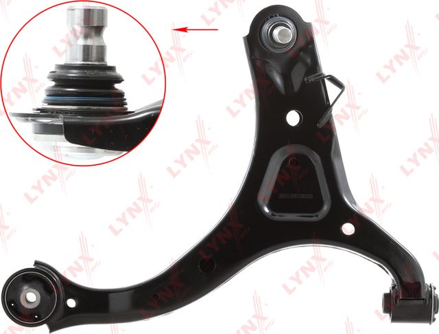 Поперечный рычаг передней подвески LYNXauto. Артикул C5149R