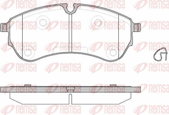 Тормозные колодки Remsa. Артикул 1830.00