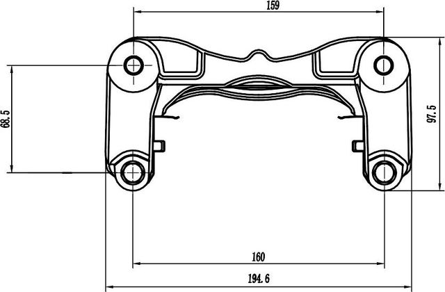 Скоба суппорта (Trialli). Артикул CF800027