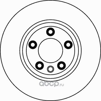 Тормозной диск VAG передний левый для Audi Q7 I (4L) 2006-2015. Артикул 95535140150
