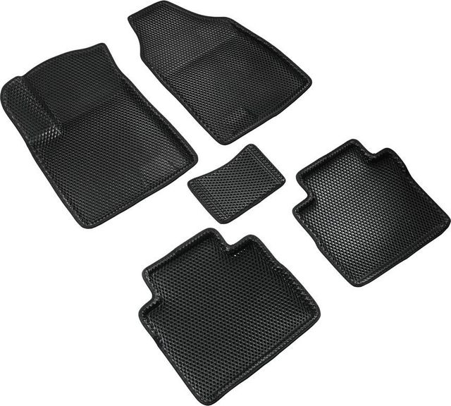 Коврики Seintex 3D EVA Ромб для салона Jetour Dashing 2022-2026 ЧЕРНЫЕ. Артикул 317174