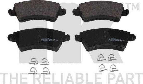 Тормозные колодки NK. Артикул 223742