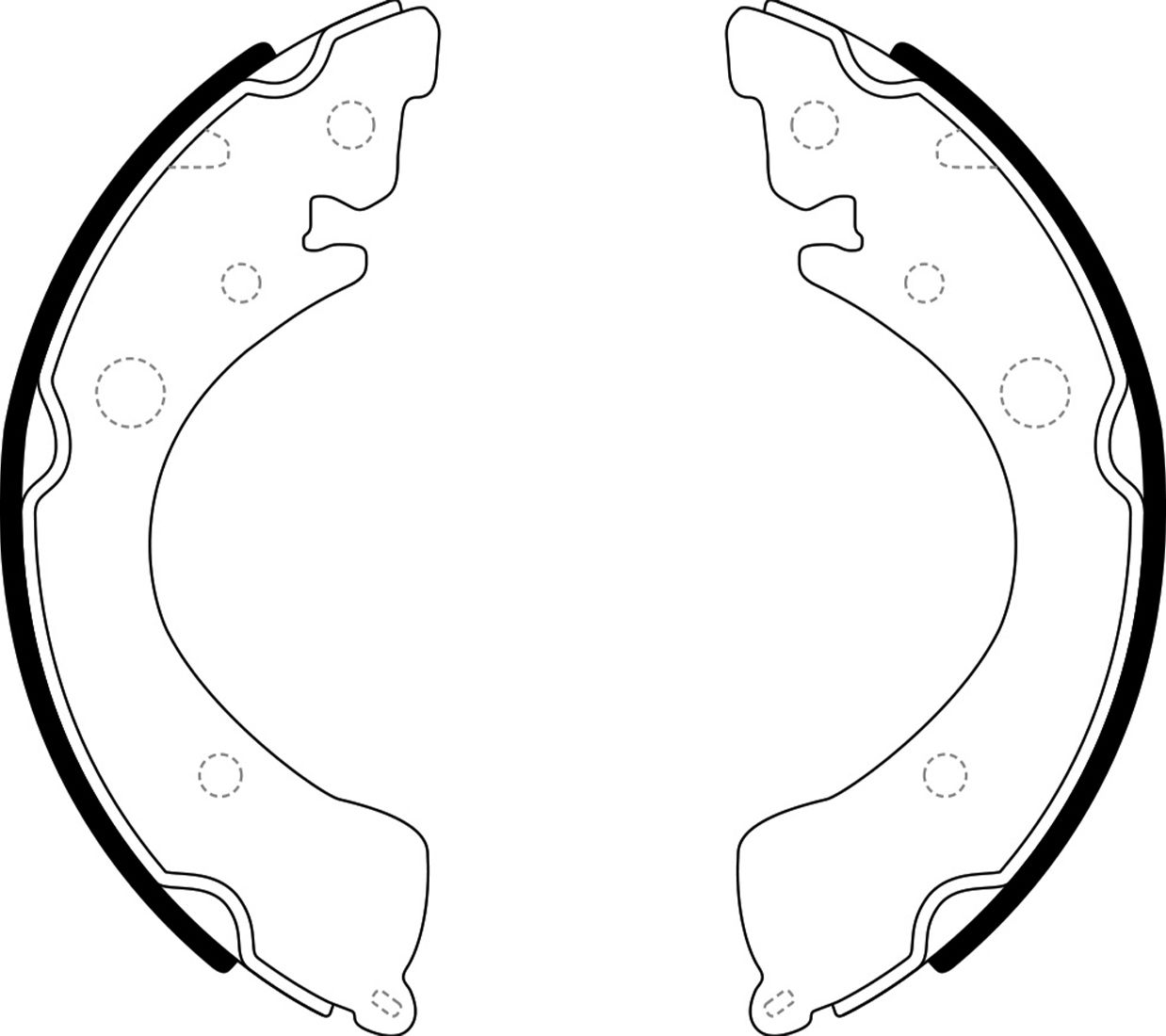 Тормозные колодки NiBK. Артикул FN5519