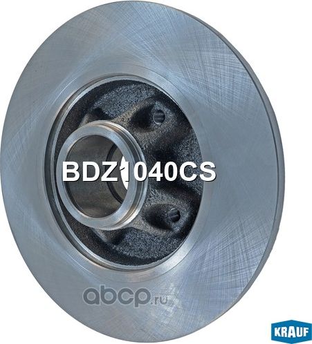 Диск тормозной задний Krauf. Артикул BDZ1040CS