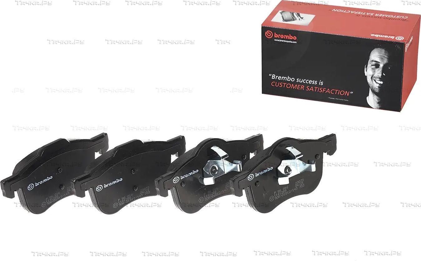 Тормозные колодки Brembo передние для Volvo S60 I 2000-2010. Артикул P 86 016