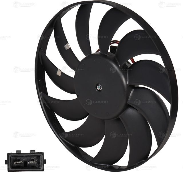 Вентилятор радиатора двигателя Luzar для Volkswagen Transporter T4 1990-2003. Артикул LFc 1811