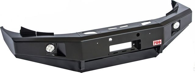 Бампер силовой РИФ передний с доп. фарами без защитной дуги для Ford Ranger T6 2011-2015. Артикул RIFRT6-10356