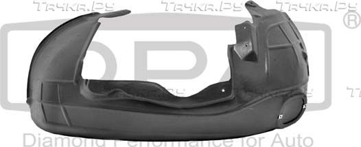 Подкрылок DPA передний правый для Audi S6 III (C6) 2006-2011. Артикул 88211700602