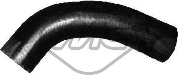 Патрубок радиатора (системы охлаждения) Metalcaucho. Артикул 09367