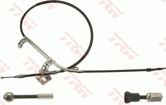 Трос ручника (тросик ручного тормоза) TRW. Артикул GCH428