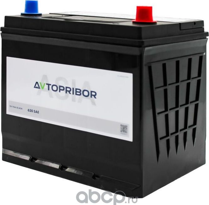 Аккумуляторная батарея 12V 70Ah (0) ASIA 630A 229x175x202 (Автоприбор). Артикул B07002AVT