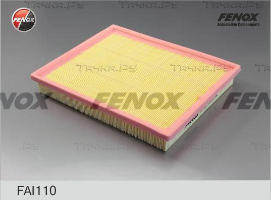 Воздушный фильтр Fenox передний для Cadillac Escalade III 2010-2013. Артикул FAI110