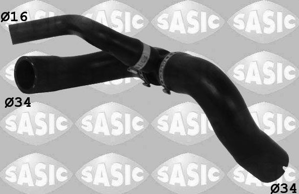 Патрубок радиатора (системы охлаждения) Sasic левый нижний для Opel Zafira B 2008-2015. Артикул 3406210