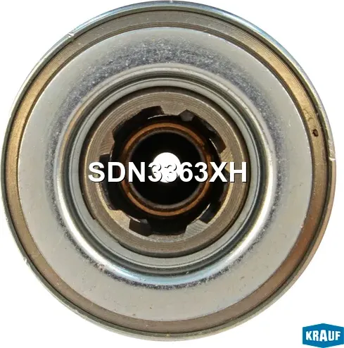 Бендикс стартера с шестеренкой в сборе Krauf. Артикул SDN3363XH