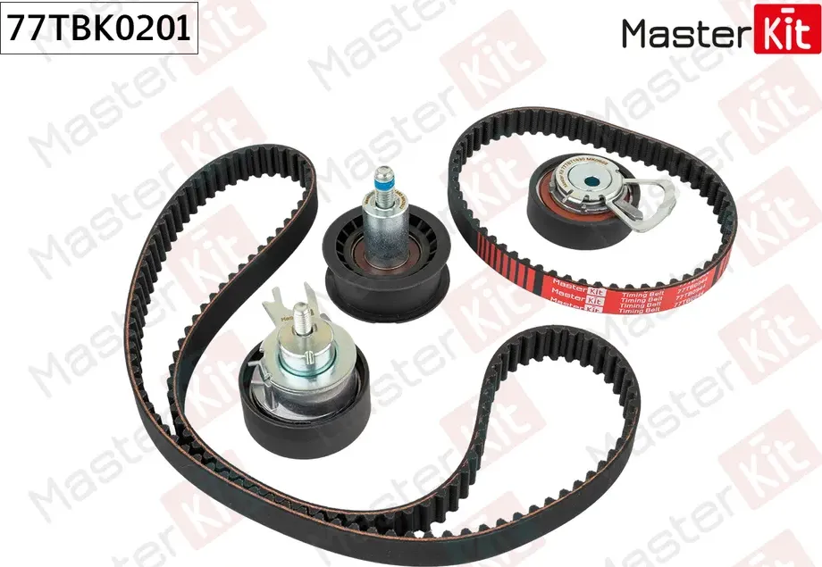 77TBK0201 Комплект ремня ГРМ VW GOLF VI (5K1) 2008 - 2013 (Master KIT). Артикул 77tbk0201