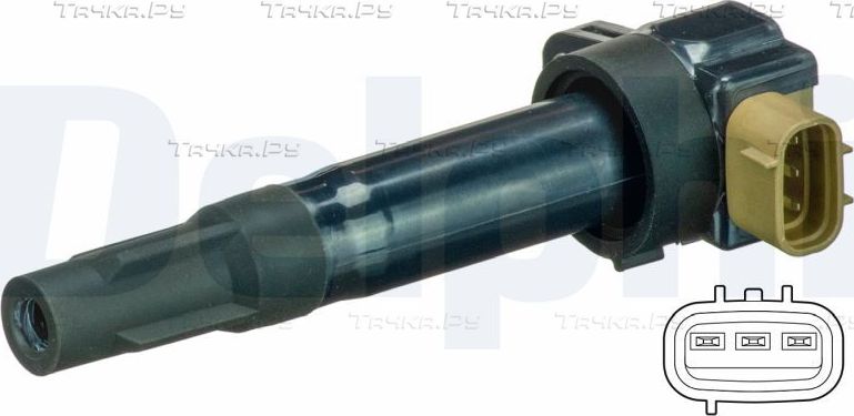 Катушка зажигания Delphi для Suzuki Vitara II 2015-2026. Артикул GN10791-12B1
