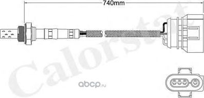 Лямбда-зонд (Vernet). Артикул LS140137