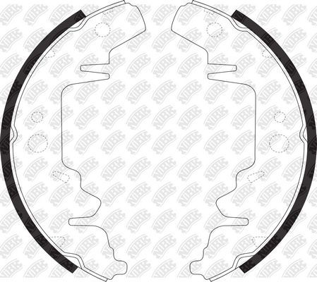 Тормозные колодки NiBK. Артикул FN11814