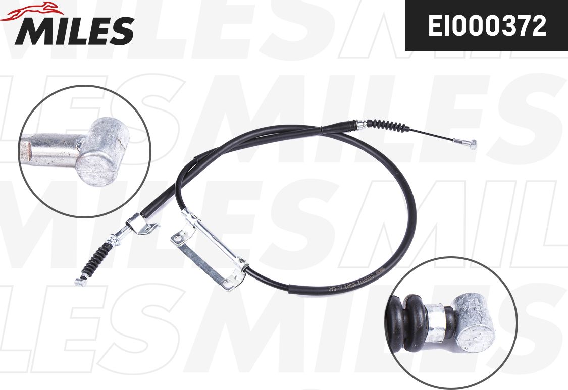 Трос ручника (тросик ручного тормоза) Miles. Артикул EI000372