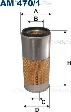 Воздушный фильтр Filtron. Артикул AM 470/1