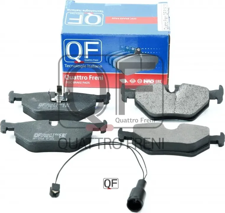 Колодки тормозные BMW 3 (E30/E36) / 5 (E34) / 7(E32/E38) 86- задн. (Quattro Freni). Артикул QF51805