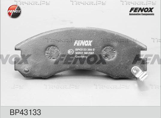 Тормозные колодки Fenox передние для Mitsubishi Space Runner II 1999-2003. Артикул BP43133