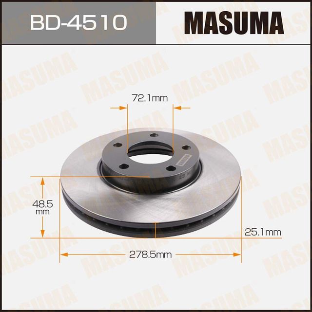 Тормозной диск Masuma. Артикул BD-4510