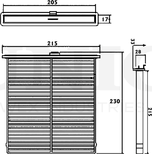 Фильтр салона (Unio). Артикул FLT-40132