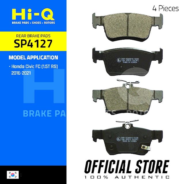 Тормозные колодки Sangsin Hi-Q. Артикул SP4127