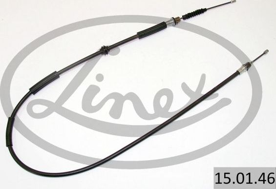 Трос ручника (тросик ручного тормоза) Linex. Артикул 15.01.46