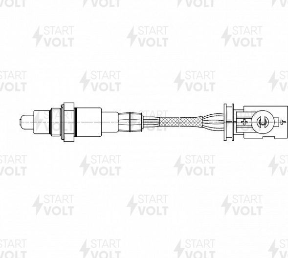 Лямбда-зонд (кислородный датчик) StartVOLT для Geely Coolray I 2020-2026. Артикул VS-OS 2720
