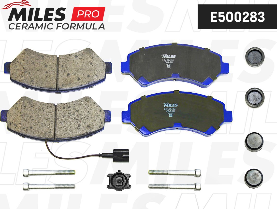 Тормозные колодки Miles (Керамика). Артикул E500283