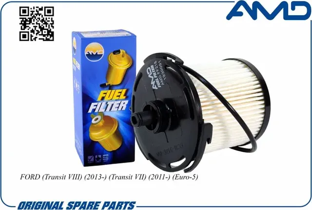 Фильтр топливный FORD TRANSIT 2.2 2011 (AMD). Артикул AMDFF218