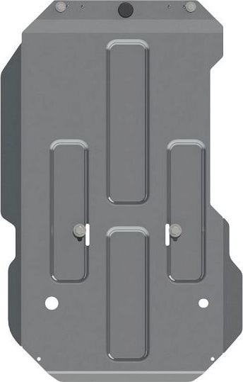 Защита алюминиевая Шериф (4 мм) для КПП Volkswagen Touareg II 2014-2018. Артикул 26.3614