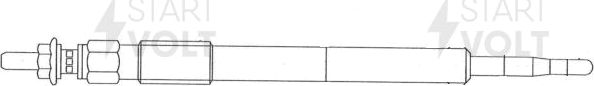 Свеча накаливания (накала) StartVOLT. Артикул GLSP 091