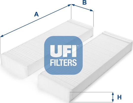 Салонный фильтр UFI. Артикул 53.226.00