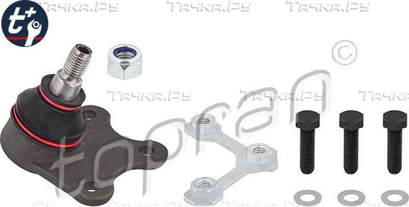 Шаровая опора Topran t+ передняя для SEAT Ibiza III 2002-2009. Артикул 109 134