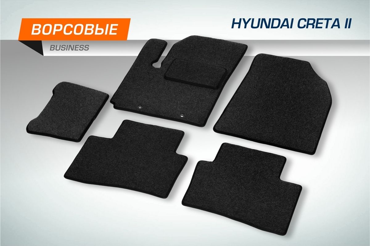 Коврики AutoFlex для салона Hyundai Creta II 2021-2026. Артикул 5230203