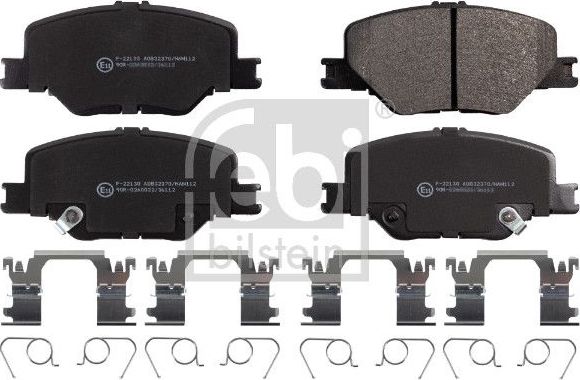 Тормозные колодки Febi Bilstein передние для Opel Insignia II 2017-2026. Артикул 116247