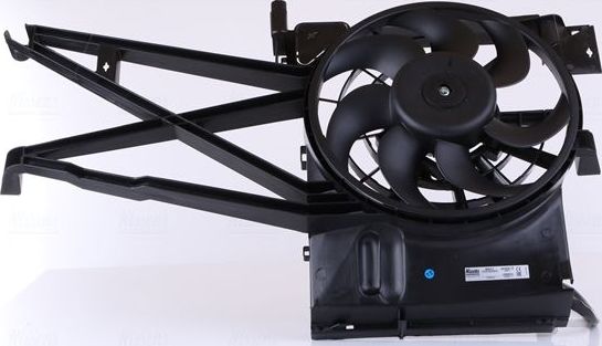 Вентилятор радиатора двигателя Nissens левый для Opel Vectra B 1995-2003. Артикул 85017