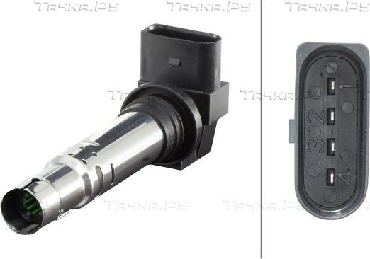 Катушка зажигания Hella для Audi A3 II (8P) 2003-2013. Артикул 5DA 193 175-501