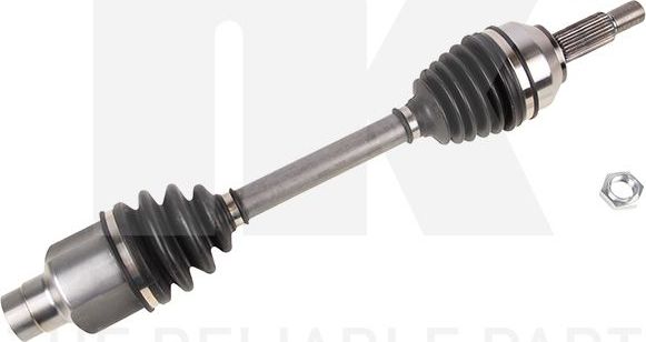 Полуось (привод в сборе, приводной вал) NK для Ford Mondeo III 2000-2007. Артикул 502595