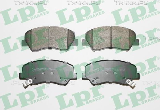 Тормозные колодки LPR передние для Hyundai Solaris II 2017-2026. Артикул 05P1744